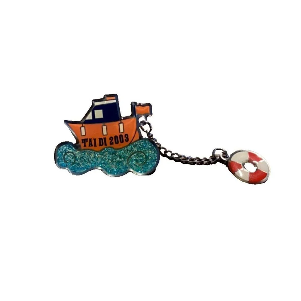 2003 TAI DI Destination Imagination Boat w/ Life Raft Pin